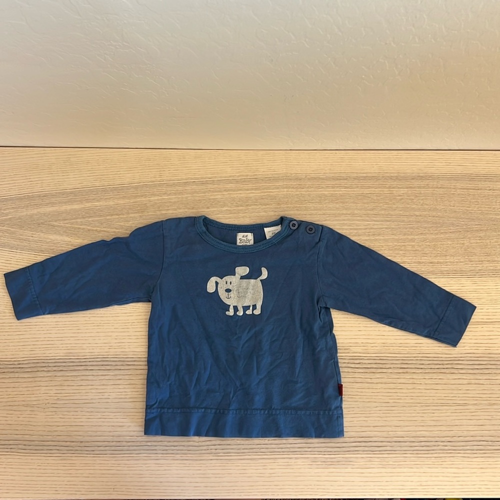 H&M Baby long sleeve with puppy dog